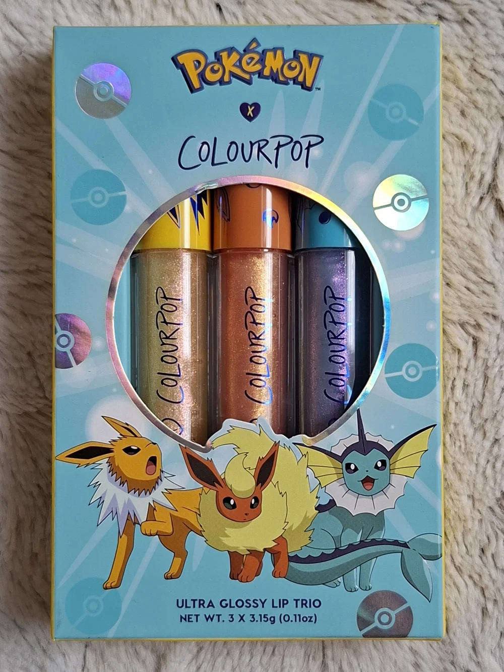 Evolution - Colourpop Cosmetics Pokemon Eevee Evolution Gloss Set Trio